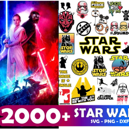 2000+ Star Wars SVG Bundle