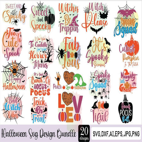 Halloween Sublimation SVG Bundle