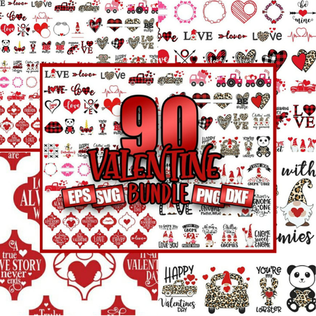 Valentines svg bundle