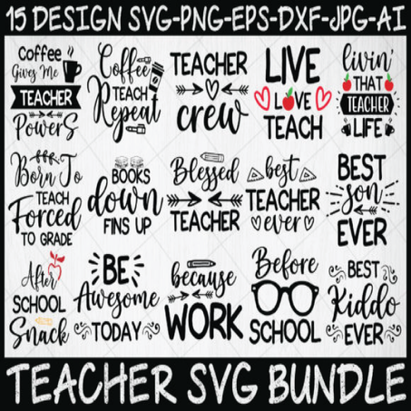 Teacher SVG Bundle