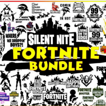 FORTNITE BUNDLE SVG PNG DXF