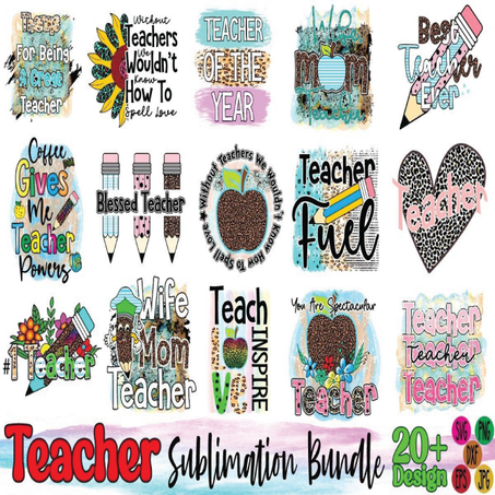 Teacher Sublimation Bundle