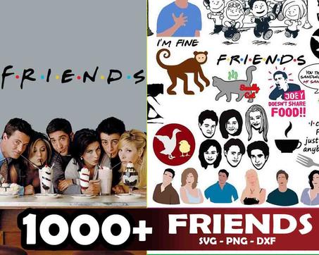 1000+ Friends TV Show SVG Bundle