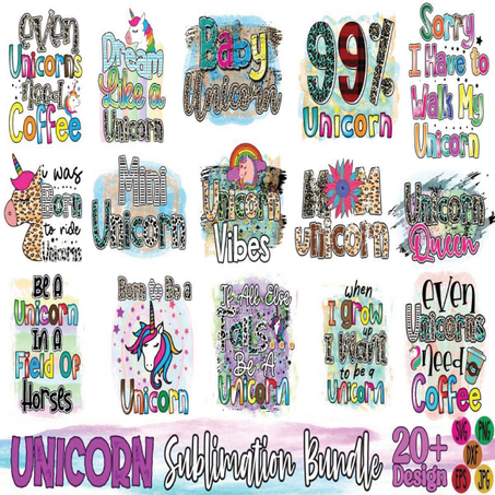 Unicorn Sublimation Bundle